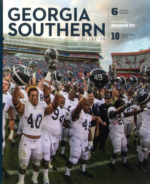 cover of georgia southern magazine fall 2013