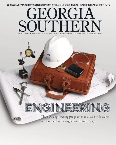 cover of georgia southern magazine spring 2011