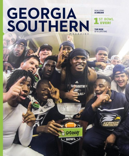 cover of georgia southern magazine spring 2016