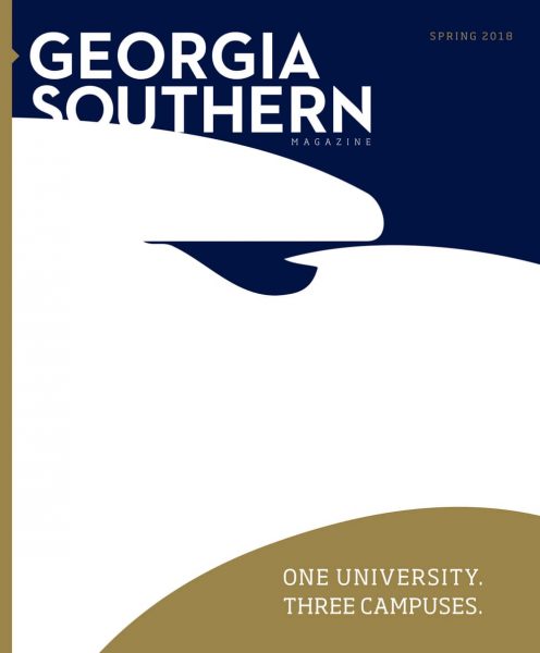 cover of georgia southern magazine spring 2018