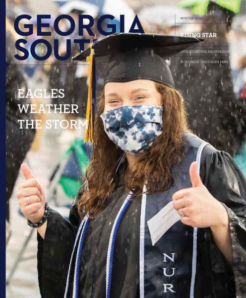 cover of georgia southern magazine winter 2020