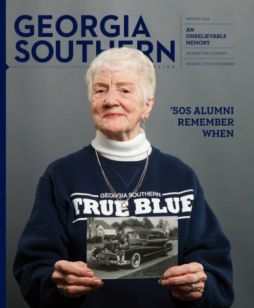 cover of georgia southern magazine winter 2022