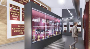 Hall of fame rendering by Praxis3