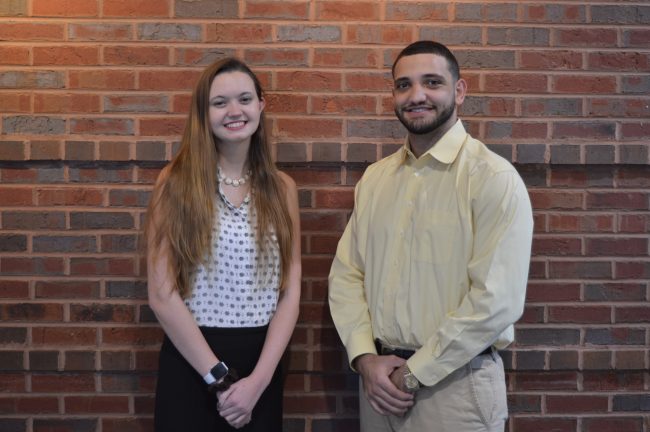 Mohammad Abdullah and Alecia Breen received the Gus Dubus Scholarship
