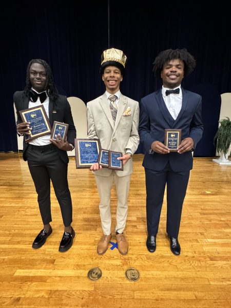 The winners of the Mr. Georgia Southern Competition in their respective categories.